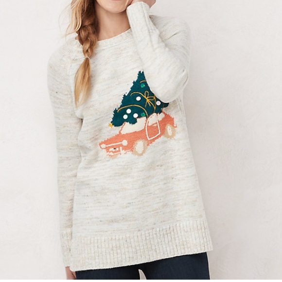 LC Lauren Conrad Sweaters - 🎄🎁NWT LC Lauren Conrad holiday sweater